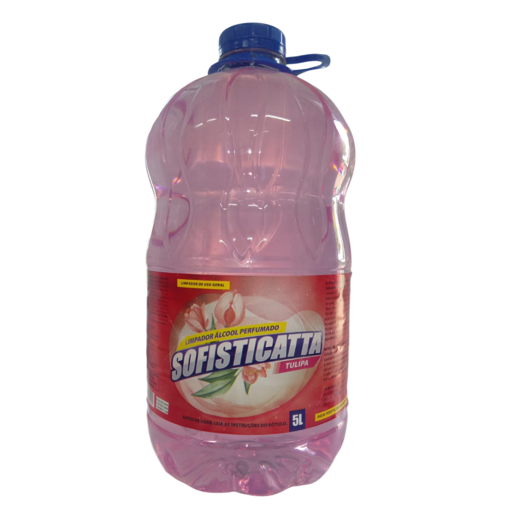 Limpador álcool perfumado tulipa